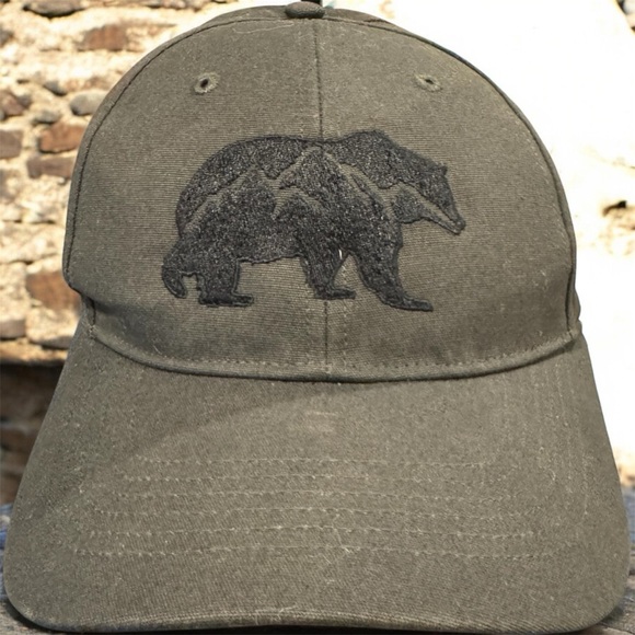 Richardson Outdoor Other - Forest Green Bear Embroidered Hat